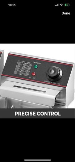 New fryer double 12L new 220v