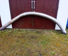 Flexible 6" stainless flue