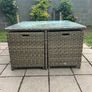 Rathwood Rattan 4 seater cube seat Image 2