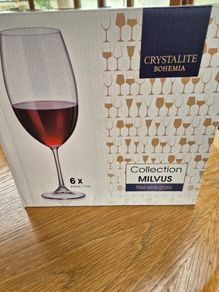 CRYSTALITE BOHEMIA Milvus 510ml Red Wine Glasses, Set of 6