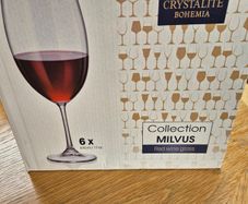 CRYSTALITE BOHEMIA Milvus 510ml Red Wine Glasses, Set of 6