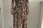 dress bnwt wrap dress  s/m animal print Lilli rose brand