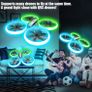 Drones for Kids,RC Drone with Altitude Hold and Headless Mode,Quadcopter with Blue & Green Lights,Propellers Full Protect and Double Batteries,Easy to fly Gift Toy for Boys and Girls (FREE POSTAGE) Image 3