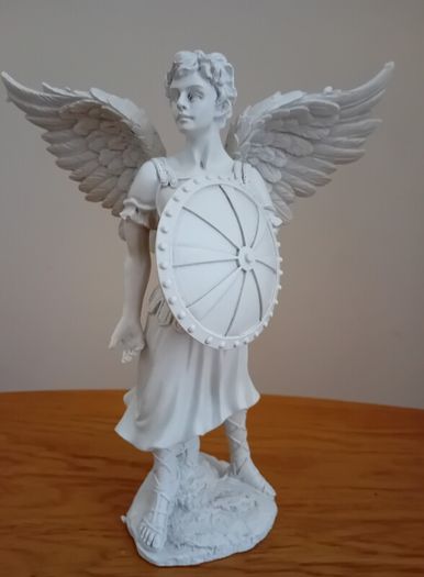 large arch angel michael statue