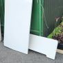 White IKEA Bed Frame - Fits King Mattress (Frame Only, No Slats) Image 2