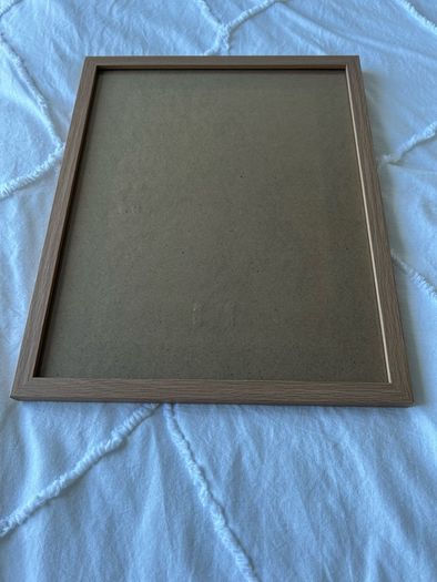Wood effect frame size 38x30cms