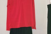 Monterrain Running Set  Long Sleeve Half Zip Top &amp; Shorts  Size Large