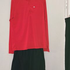Monterrain Running Set  Long Sleeve Half Zip Top & Shorts  Size Large