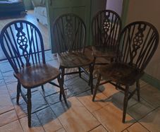 Ercol bistro chairs mid- century