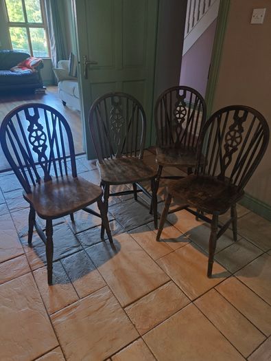 Ercol bistro chairs mid- century