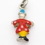 Vintage Enamel Clown 925 Sterling Silver Charm Image 4