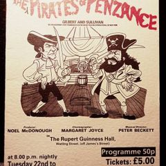 1982. The New Pirates Of Penzance Program.