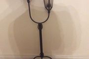 Black wrought iron T-Light stand