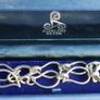 Vintage Sterling Silver 925 Bracelet in Original Box length 9,5" - 29,6g Image 4