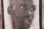 sketch of andy cole, man united