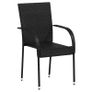 4 Stackable Outdoor Chairs Image 3