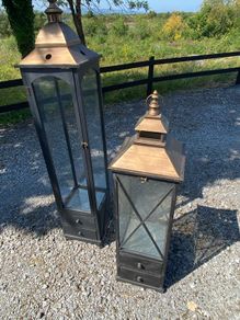 Beautiful garden or indoor candle holders