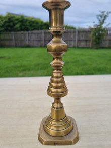 English candlestick from the Victorian era.