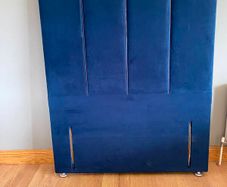 4ft clever navy headboard and matching base