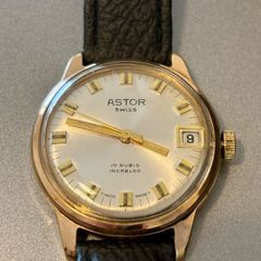Swiss Astor 17 Jewel Gold Men's Watch