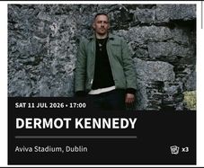 Dermot Kennedy Aviva Stadium 11th July