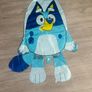 Spiderman Bluey minions  stitch foil balloons with stick Image 3