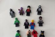 lego mixed parts miniatures superhero's d.c etc