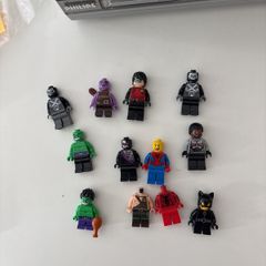 lego mixed parts miniatures superhero's d.c etc