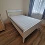ikea white double bed Image 2