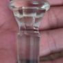 Antique Victorian Clear Glass Decanter with Original Stopper Image 2