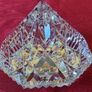 Waterford Crystal Lismore Diamond Desk Paperweight Clock Image 9