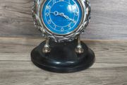 Vintage Majak Desk Clock Soviet Crystal Glass Clock USSR Mechanical Wind Up 1970s Not Working Parts Repair