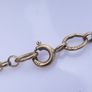Vintage 9 Ct Yellow Gold 375 Belcher Link Chain Necklace 20" Long 6,30g Image 7