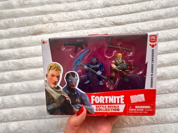 Fortnite Battle Royale Collection Sergeant Jonesy And Carbide Mini Figures Damaged Box Please see photos