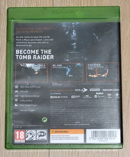 Shadow Of The Tomb Raider Xbox One
