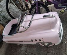 Vintage metal Pedal Car
