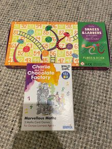 Kids games - roald Dahl and snakes and ladders