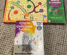 Kids games - roald Dahl and snakes and ladders