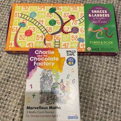 Kids games - roald Dahl and snakes and ladders