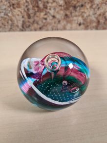 Caithness Glass Paperweight watercolour