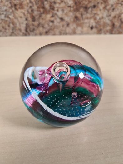 Caithness Glass Paperweight watercolour