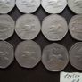 12 Irish coins@50 Pence (1978-1998) Image 6