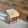 Handmade wooden stool Image 4