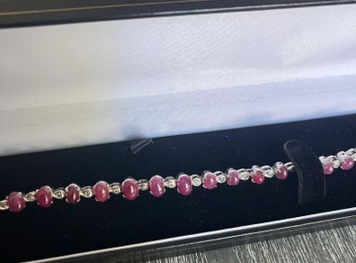 Ruby & diamond bracelet