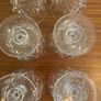 6 Clarenbridge Crystal Vintage Dessert/Champagne/Cocktail Glasses Image 4