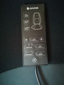 Comfier shiatsu back massager with heat x 2