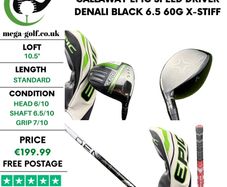 Callaway Epic Speed Driver / 10.5 Degree / Denali Black 6.5 60g X-Stiff