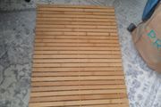 New wooden bathmat