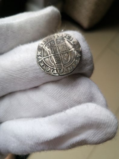 1573 Silver Sixpence Coin