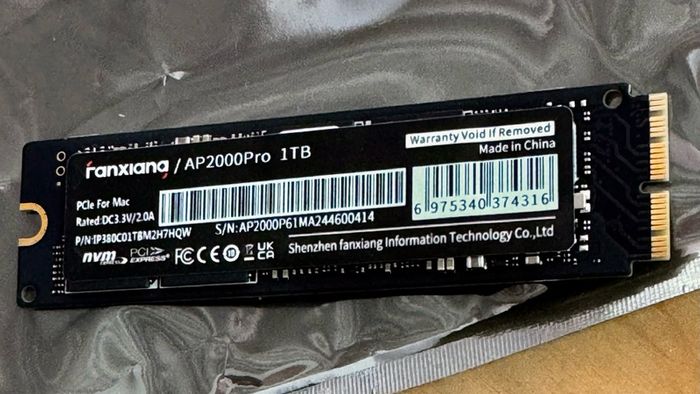 1TB SSD NVMe PCIe Gen3x4 for macbook imac pro mini air 12+16